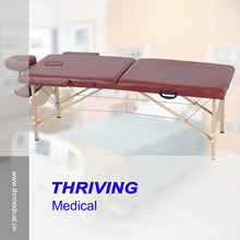 Mesa de massagem dobrável portátil de madeira (THR-WT003A)
